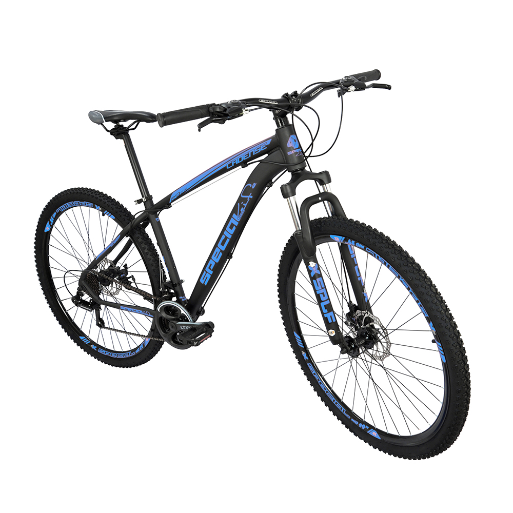 Bicicleta Aro 29 Alumínio 24 M Freio Disco Special Life Cor:azul;tamanho:19