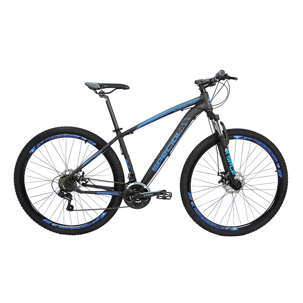 Bicicleta Aro 29 Alumínio 24 M Freio Disco Special Life Cor:azul;tamanho:17