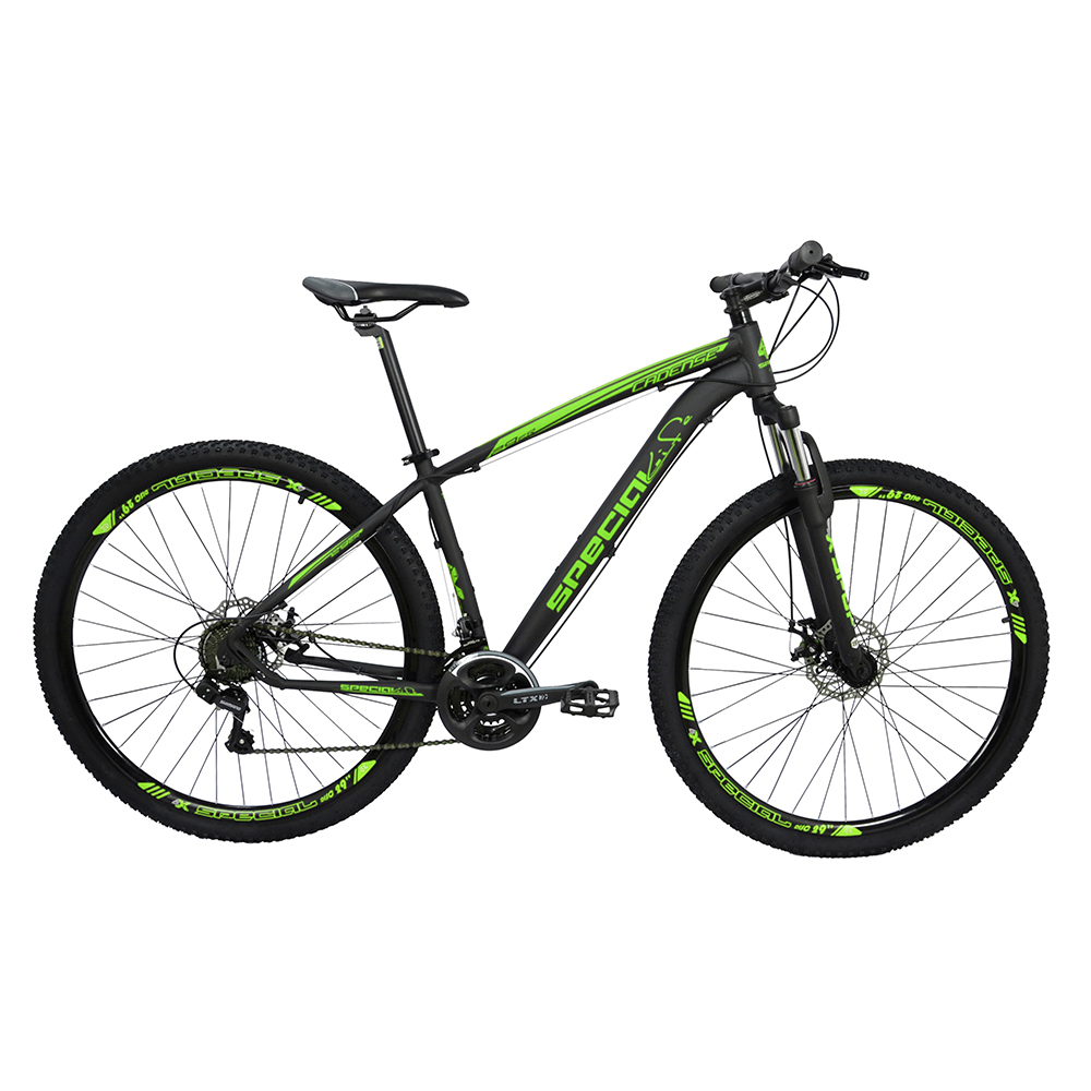 Bicicleta Aro 29 Alumínio 24 M Freio Disco Special Life Cor:verde;tamanho:17