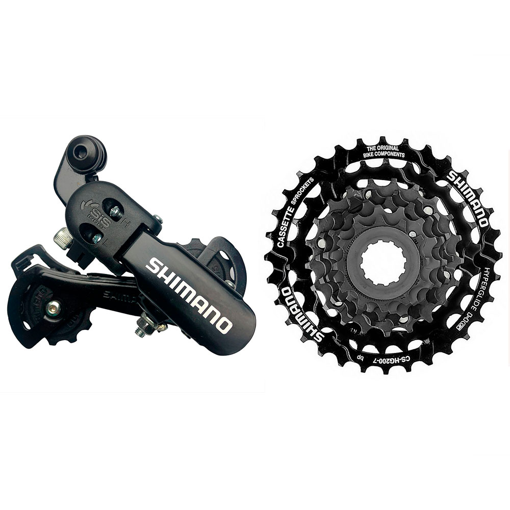 Cambio Traseiro Shimano Rd-tz31+ Cassete 7v 14/32 D Shimano