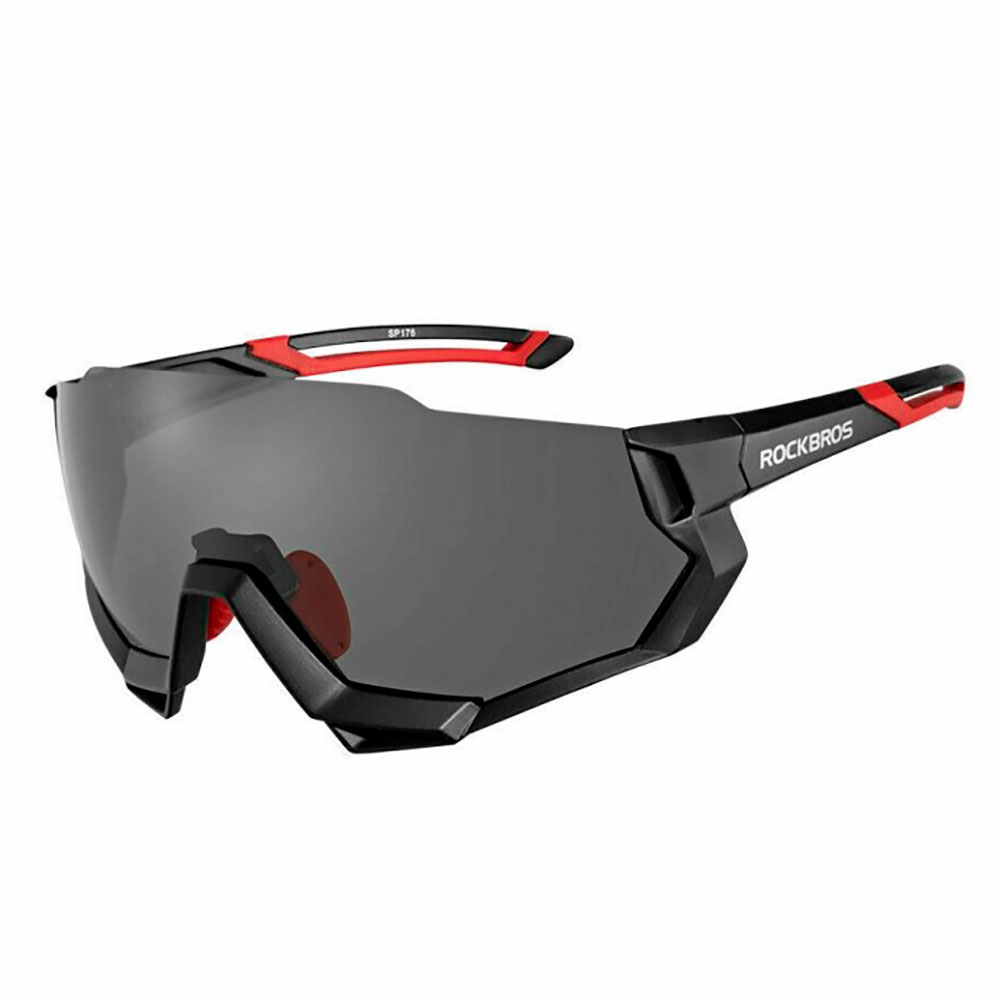 Oculos Ciclismo Rockbros 5 Lentes Rb-sp176 Preto