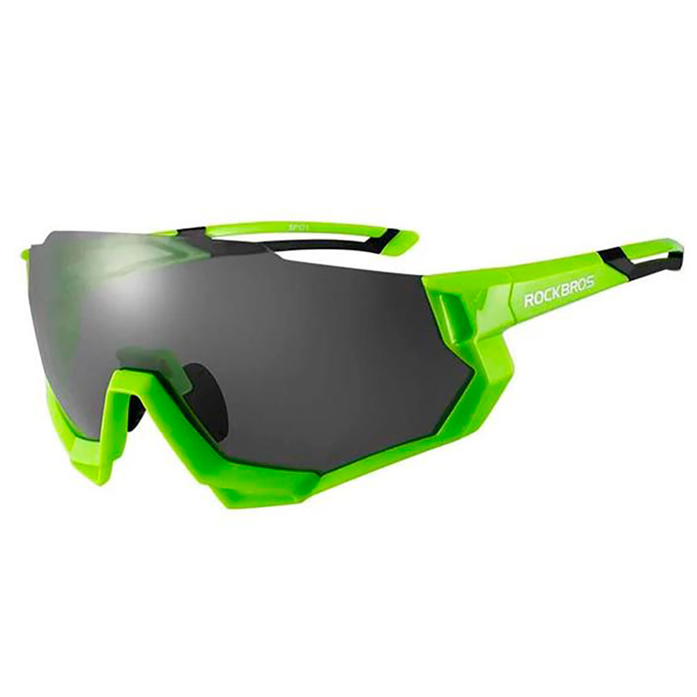 Oculos Ciclismo Rockbros 5 Lentes Rb-sp176 Verde