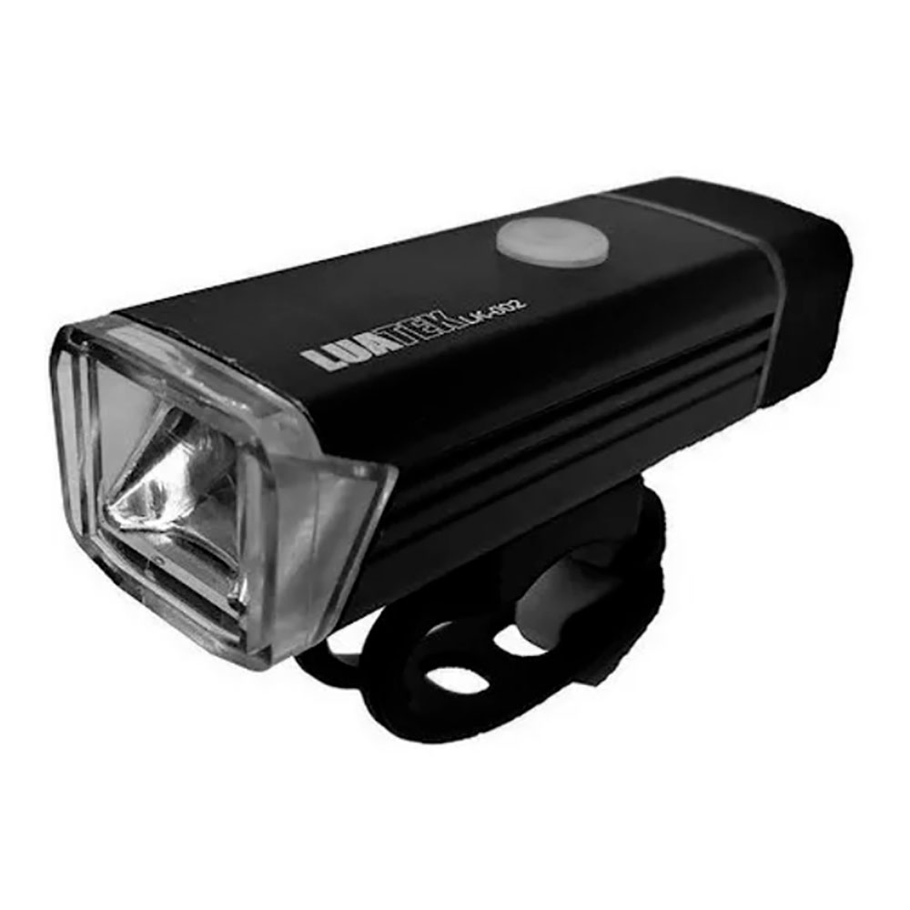 Farol Lanterna Para Bicicleta Recarrega Via Usb Luatek Lk002