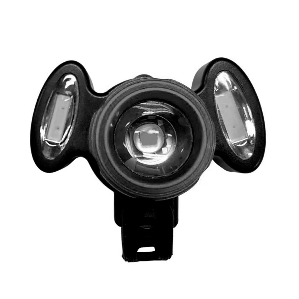 Farol Lanterna P/ Bicicleta Recarregável Via Usb Lk018 Preto