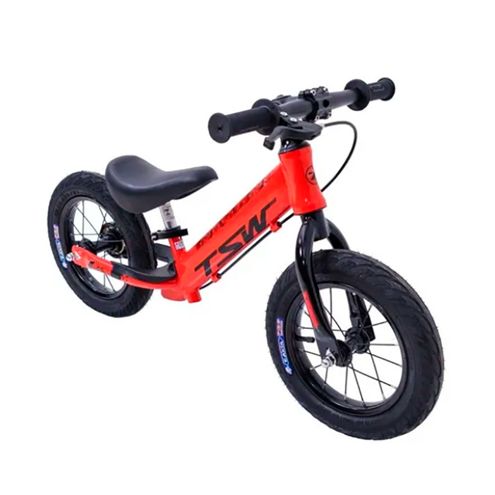 Bicicleta Infantil Aro 12 Balance Alumínio Motion Tsw Cor:vermelha