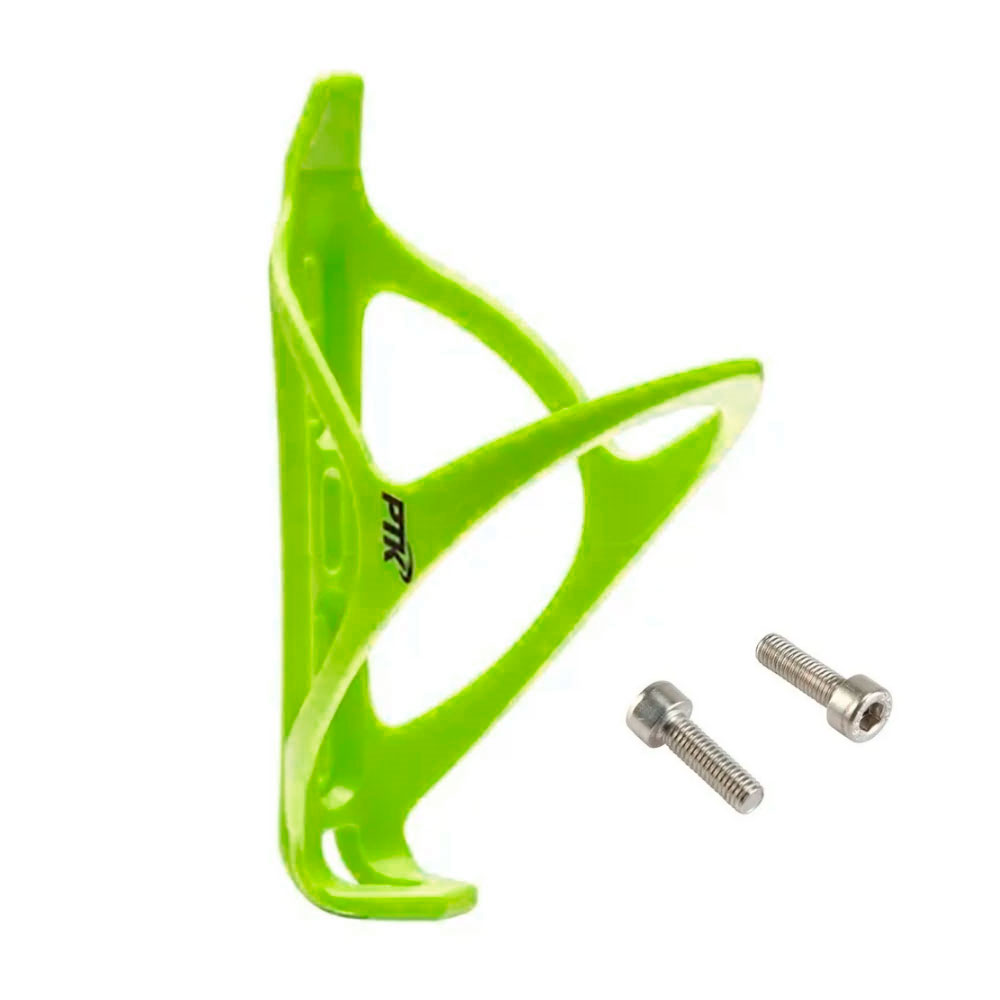 Suporte Garrafa Caramanhola Squeeze Ptk Nylon Bike Mtb Speed Cor:verde